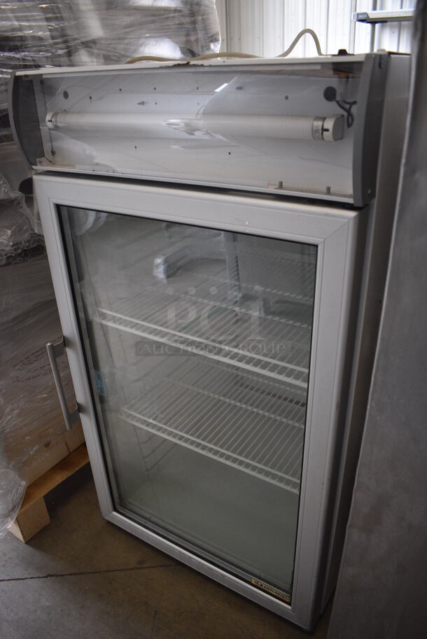Cold Masters Model CT 400 Metal Commercial Mini Cooler Merchandiser w/ Poly Coated Racks. 115 Volts, 1 Phase. 22x25.5x39.5. Tested and Working! - Image 3 of 5