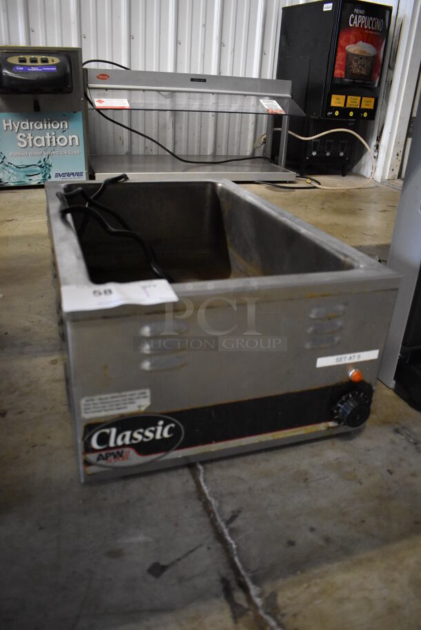 American Permanent Ware W-3V Stainless Steel Commercial Countertop Food Warmer. 120 Volts, 1 Phase. 15x24x9. Tested and Working! - Image 4 of 5