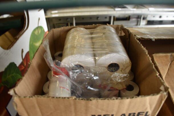 ALL ONE MONEY! Lot of 3 Boxes of Receipt Paper Rolls! - Image 2 of 5