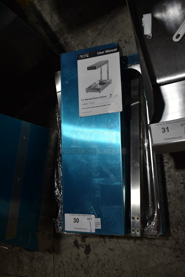 BRAND NEW SCRATCH AND DENT! 2023 Avantco 177FFDS1 Stainless Steel Commercial Countertop Fry Warmer Dump Station. 120 Volts, 1 Phase. Tested and Working! - Image 4 of 5