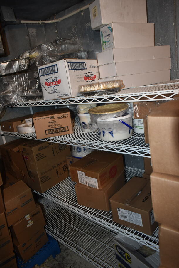 4 Various Shelving Units. Does Not Come w/ Contents. BUYER MUST REMOVE: BUYER MUST DISMANTLE. PCI CANNOT DISMANTLE FOR SHIPPING. PLEASE CONSIDER FREIGHT CHARGES. 4 Times Your Bid! (dish room) - Image 7 of 8