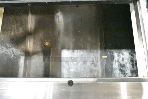 C Nelson BD-8RB Stainless Steel Commercial Chest Freezer w/ 2 Center Hinge Lids on Commercial Casters. 115 Volts, 1 Phase. Tested and Powers On But Does Not Get Cold - Image 6 of 7