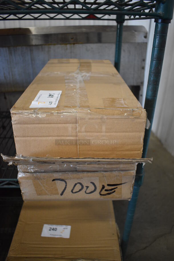 2 BRAND NEW IN BOX! Black Metal Chip Display Rack. 2 Times Your Bid! - Image 5 of 5