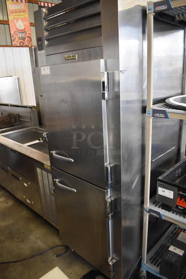 Traulsen RHT132WUT-HHS Stainless Steel Commercial 2 Half Size Door Reach In Cooler. 115 Volts, 1 Phase. 30x35x83. Tested and Does Not Power On - Image 2 of 6