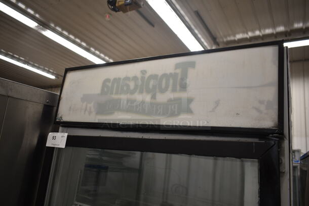 Beverage Air MT27 Metal Commercial Single Door Reach In Cooler Merchandiser w/ Poly Coated Racks. 115 Volts, 1 Phase. Tested and Powers On But Does Not Get Cold - Image 2 of 6