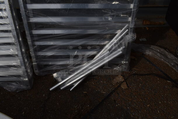Regency 109APR1820L Metal Commercial Pan Transport Rack w/ Clear Poly Cover. - Image 3 of 4