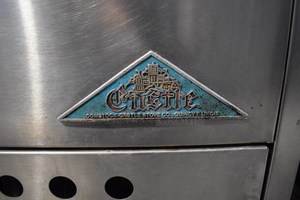 Prince Castle Stainless Steel Commercial Countertop Natural Gas Powered Pizza Oven w/ 2 Cooking Stones. 31x31x29 - Image 4 of 7