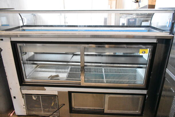 Leader SDL72 S/C Metal Commercial Floor Style Deli Display Case Merchandiser. 115 Volts, 1 Phase. Tested and Powers On But Does Not Get Cold - Image 3 of 10