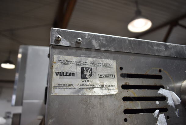 Vulcan VHFA18 Metal Commercial Single Door Heated Holding Cabinet on Commercial Casters. 120 Volts, 1 Phase. Tested and Does Not Power On - Image 5 of 6