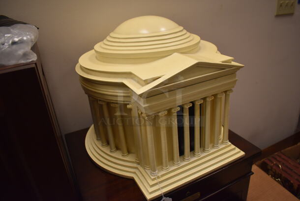 The American Heritage Colletion Series Montecristo Humidor Jefferson Memorial Architectural Building Replica. - Image 3 of 12