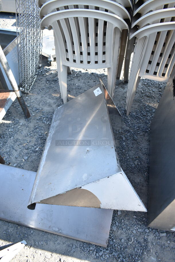 3 Stainless Steel Wall Mount Shelves. 3 Times Your Bid! - Image 4 of 4