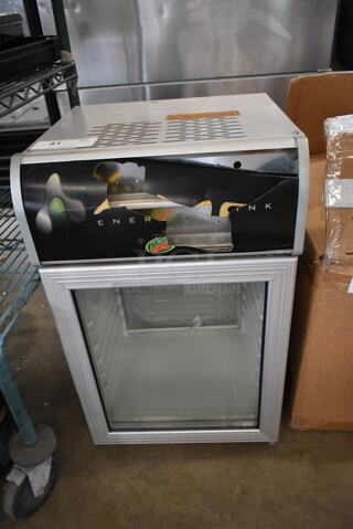 Cold Masters CT 200 Metal Commercial Single Door Mini Cooler Merchandiser. 115 Volts, 1 Phase. Tested and Working!