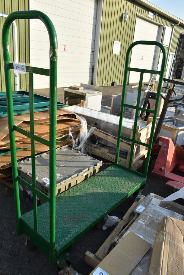 Green Metal U Boat on Commercial Casters.  - Image 2 of 5