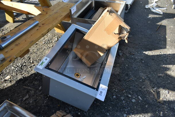 BRAND NEW SCRATCH AND DENT! Regency 600DIB1824 Stainless Steel Commercial Drop In Ice Bin. - Image 2 of 4
