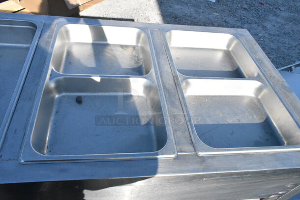 Sang Kung SKS03 Stainless Steel 4 Bay Steam Table.  - Image 4 of 6