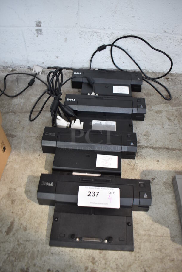 4 Dell PR02X Port Replicators. 11.5x7x2. 4 Times Your Bid!