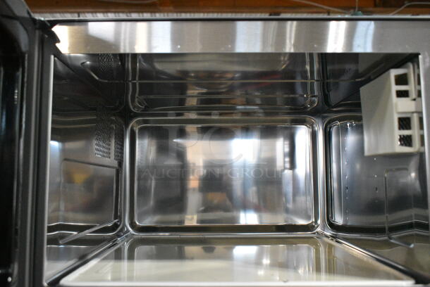 BRAND NEW SCRATCH AND DENT! 2024 Solwave 180MW1000D Stainless Steel Commercial Countertop Microwave with Dial Control. 120 Volts, 1 Phase.  - Image 6 of 7