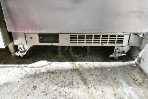 BRAND NEW! Beverage Air UCF20HC-028-23 Stainless Steel Commercial Single Door Undercounter Freezer on Commercial Casters. 115 Volts, 1 Phase. Tested and Working! - Image 2 of 6