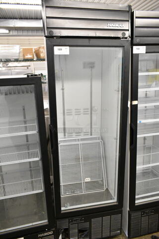 2019 Habco SE18 Metal Commercial Single Door Reach In Cooler Merchandiser w/ Poly Coated Racks. 115 Volts, 1 Phase. Tested and Working!