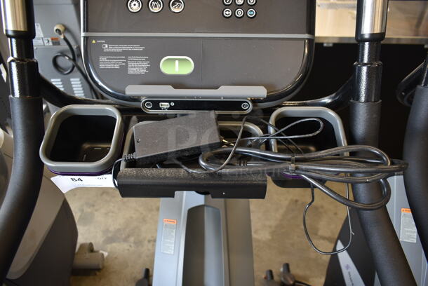 Stair Master Commercial Floor Style Stationary Exercise Stepping Machine w/ Monitor and Heart Rate Handle Grip Monitors and Cup Holders. Tested and Does Not Power On - Image 5 of 5