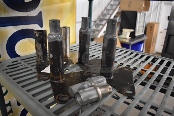 ALL ONE MONEY! Lot of 5 Metal Legs for Convection Oven. 8x4x7 - Image 2 of 3