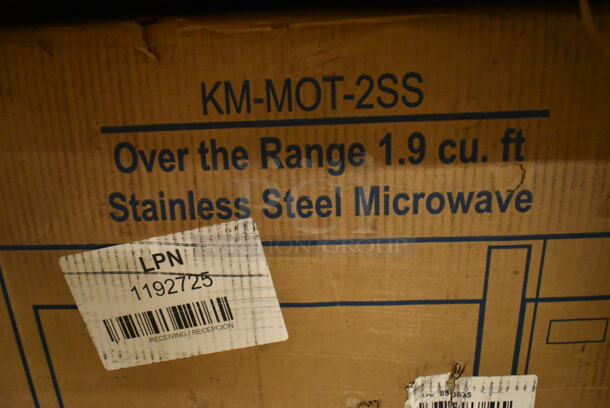 BRAND NEW SCRATCH AND DENT! KoolMore KM-MOT-2SS 1.9 Cu. Ft. Over The Range Stainless Steel Microwave.  - Image 2 of 2
