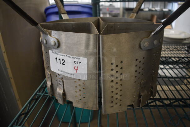 4 Metal Baskets. 9x6x11. 4 Times Your Bid! - Image 4 of 4