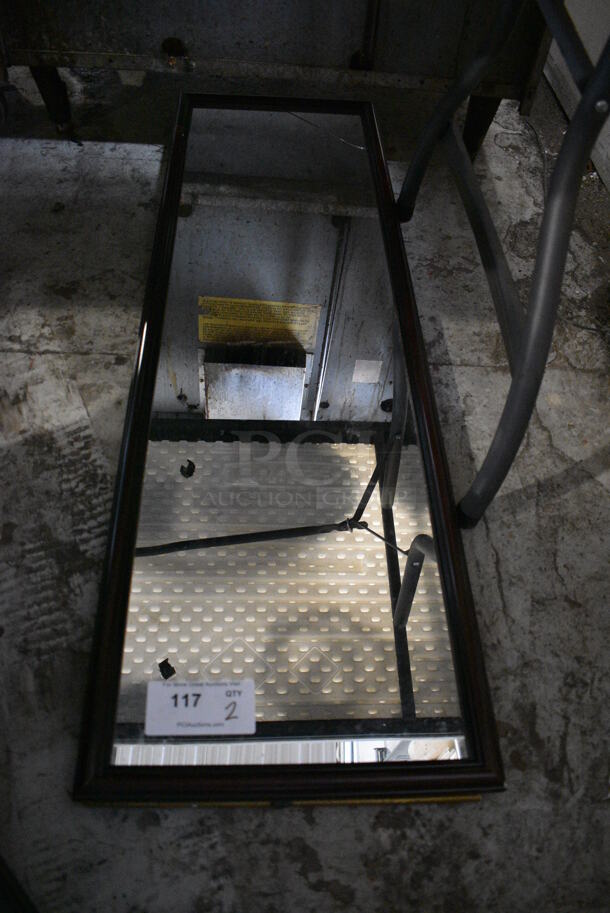 2 Framed Mirrors. 15.5x1x50. 2 Times Your Bid! - Image 1 of 4