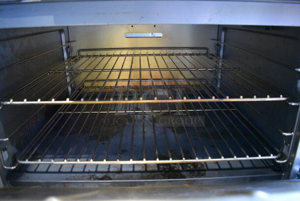 CPG 351S60N Stainless Steel Commercial Natural Gas Powered 10 Burner Range w/ 2 Ovens, Over Shelf and Back Splash. 360,000 BTU. 60x33x61 - Image 5 of 7