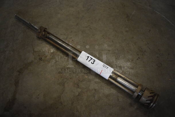 Metal Commercial Plunger for Dough Dropper. 1.5x1.5x23 - Image 1 of 3