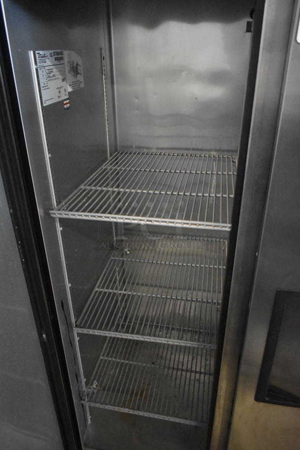 2016 True T-35 Stainless Steel Commercial 2 Door Reach In Cooler w/ Poly Coated Racks. 115 Volts, 1 Phase. Tested and Working! - Image 2 of 4