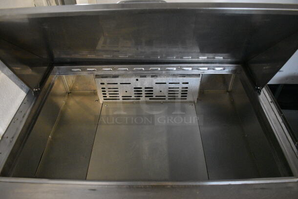 Turbo Air Model MST-36-15 Stainless Steel Commercial Sandwich Salad Prep Table Bain Marie Mega Top on Commercial Casters. 115 Volts, 1 Phase. 37x34x45. Tested and Powers On But Does Not Get Cold - Image 4 of 6
