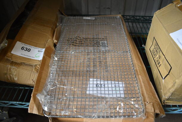 5 BRAND NEW IN BOX! Metal Cooling Racks. 10x18x1. 5 Times Your Bid!