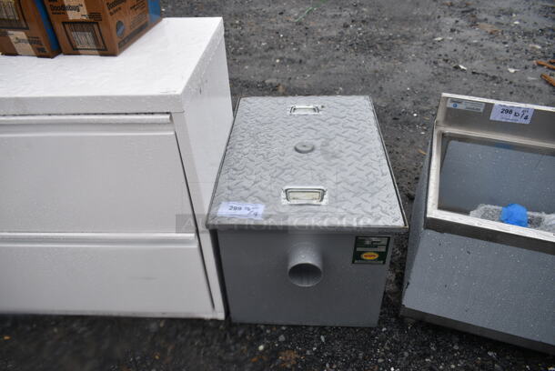 BRAND NEW SCRATCH AND DENT! Regency 600GT20 40 lb. 20 GPM Grease Trap with 3" Non-Threaded Connections - Image 2 of 5