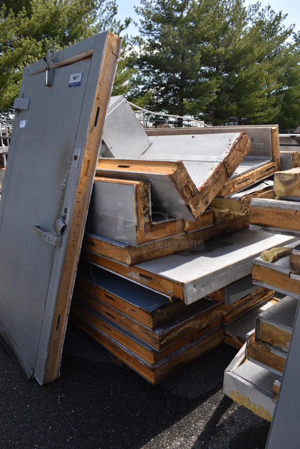 9'x8'x7' Vollrath Walk In Cooler Box w/ Tecumseh Model AJ801ET-418-P2 Compressor and Model AE26-92 B Condenser. 208/230 Volts, 1 Phase. - Image 4 of 8