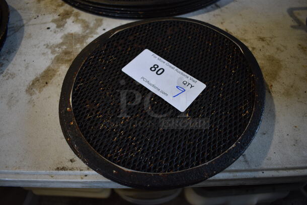 9 Metal Round Mesh Pizza Pie Screens. 10x10. 9 Times Your Bid!