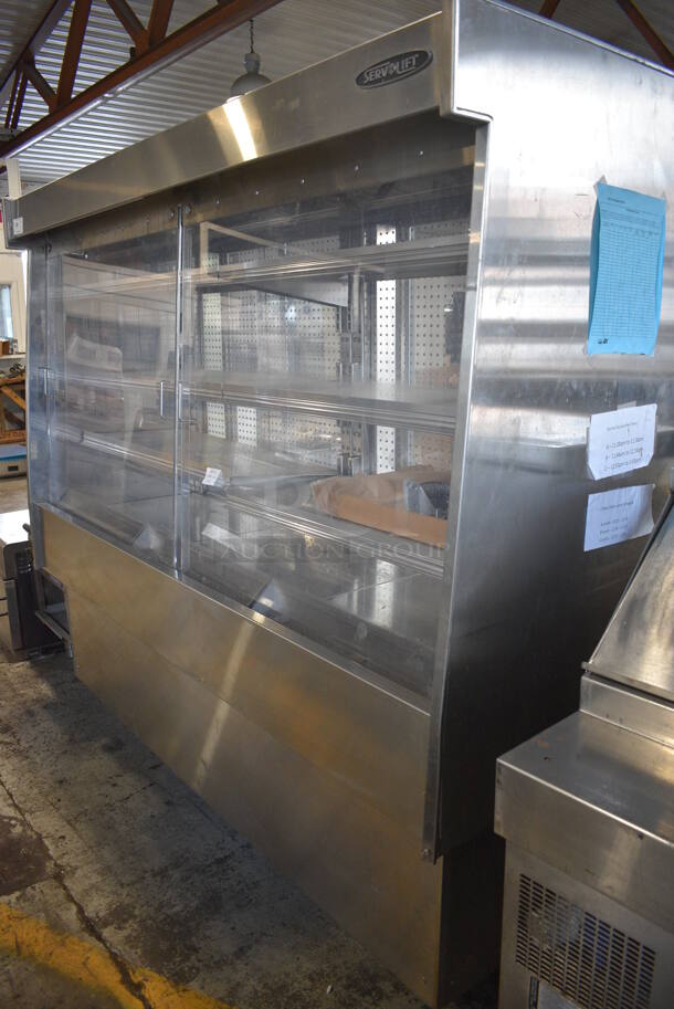Servolift Eastern Stainless Steel Commercial Floor Style Open Grab N Go Merchandiser. 208-120 Volts, 1 Phase. 82.5x33x74 - Image 3 of 5