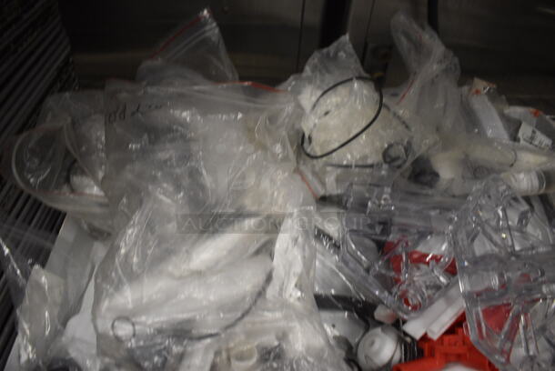ALL ONE MONEY! Lot of Various Parts for Ice Cream Machines Including 3 Front Pieces to SaniServ! - Image 4 of 8