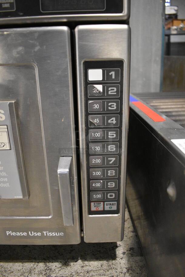 Amana Stainless Steel Commercial Countertop Microwave. 19x24x18 - Image 2 of 5
