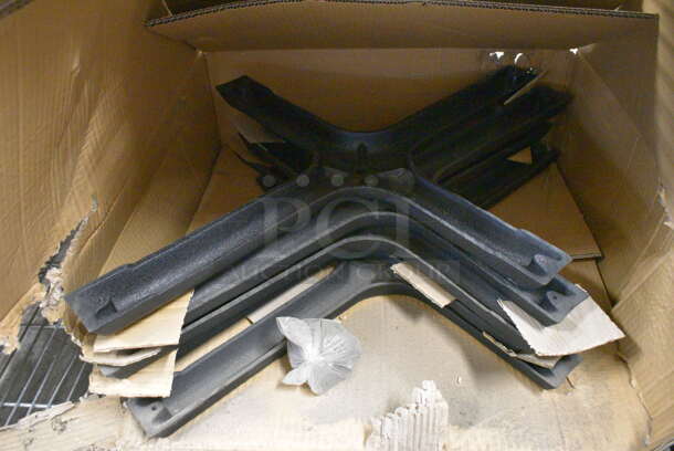 5 BRAND NEW IN BOX! Metal Table Base Cross Feet. 29x21.5x2. 5 Times Your Bid! - Image 1 of 4