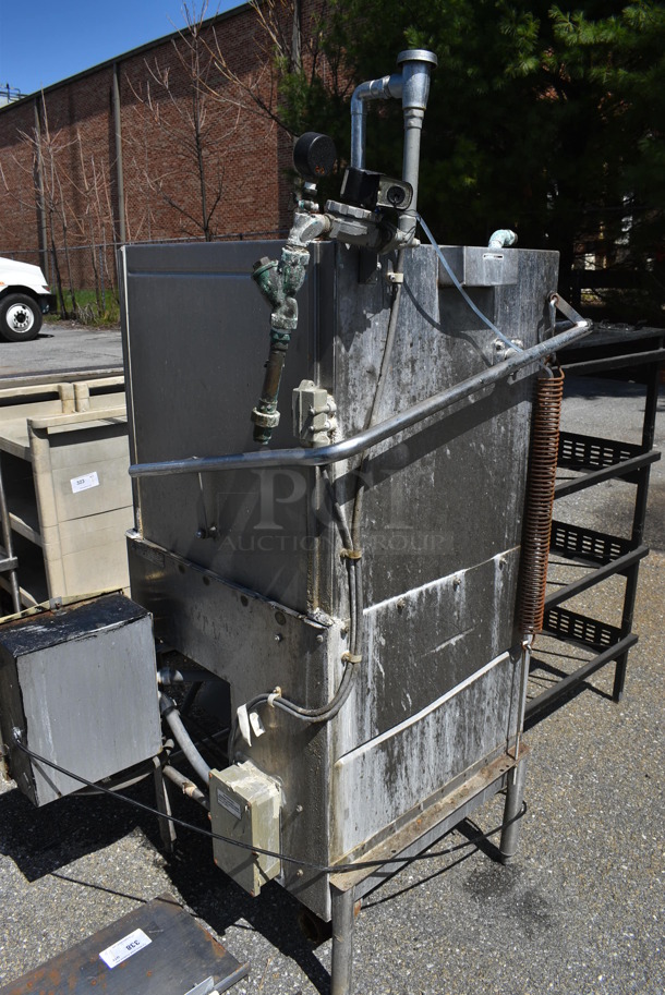 Hobart Model AM-14C Stainless Steel Commercial Corner Pass Through Dishwasher. 200-230 Volts, 3 Phase. 42x31x68 - Image 6 of 8