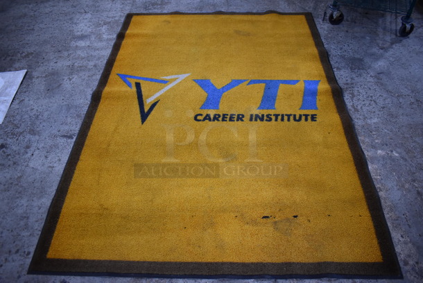 Yellow Floor Mat w/ YTI Logo.