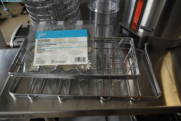 ALL ONE MONEY! Lot of Various Items Including Metal Wire Bread Baskets and Poly Cylindrical Bins - Image 2 of 3