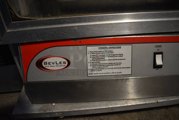 Bevles Stainless Steel Commercial Heated Holding Cabinet on Commercial Casters. 120 Volts, 1 Phase. 29x37x71.5. Tested and Powers On But Does Not Get Warm - Image 7 of 9