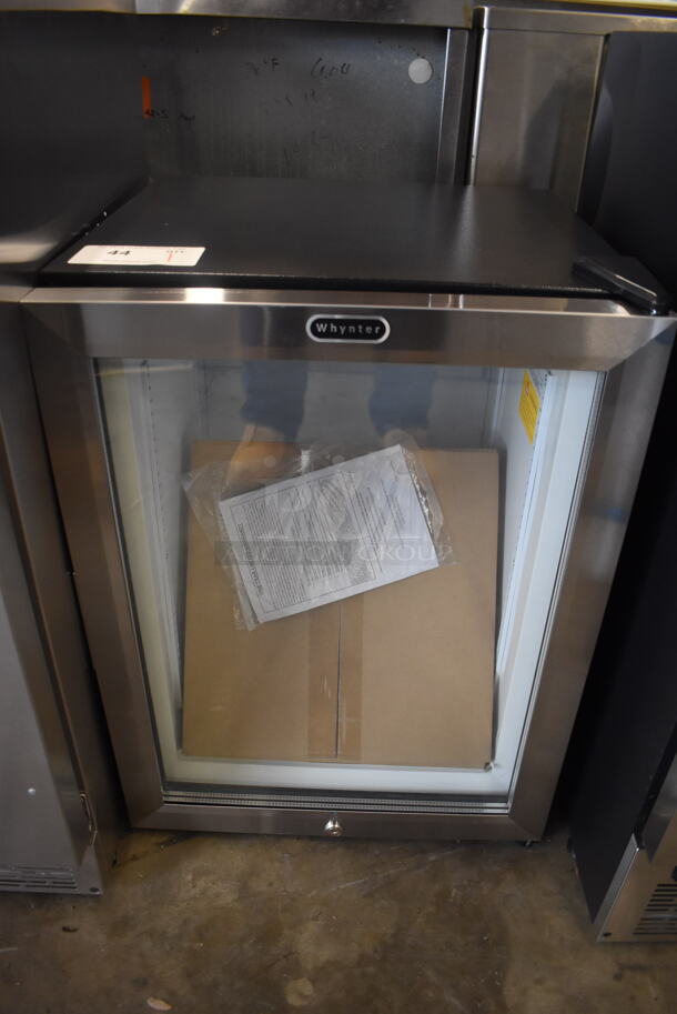 BRAND NEW! Whynter CDF-177SB Metal Commercial Mini Freezer Merchandiser. 115 Volts, 1 Phase. 19x18x25. Tested and Working!