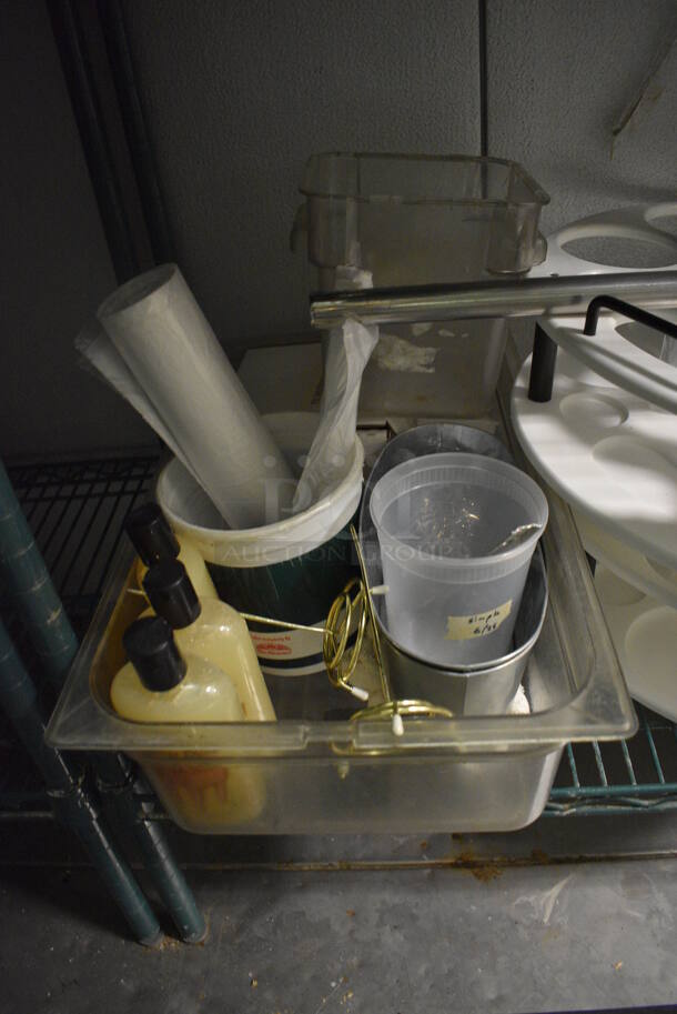 ALL ONE MONEY! Tier Lot of Various Poly Items Including Bus Bins and Metal Ice Buckets. (kitchen) - Image 2 of 5