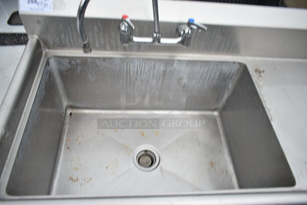 Stainless Steel Commercial Left Side L Shaped Dirty Side Dishwasher Table. Bay 30x20 - Image 4 of 6