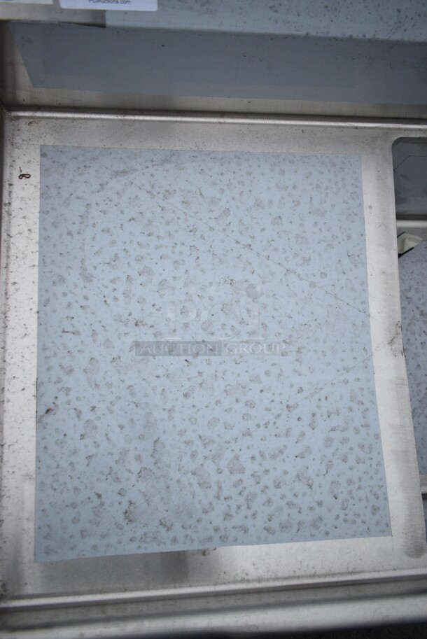 BRAND NEW SCRATCH AND DENT! Regency 600S12424224 Stainless Steel Single Bay Sink w/ Dual Drain Boards. Bay 24x24x14. Drain Boards 22.5x26. No Legs.  - Image 6 of 7