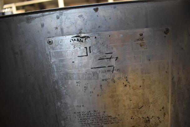 Pitco Frialator 24 P Stainless Steel Commercial Natural Gas Powered Donut Fryer. 29x43x56 - Image 7 of 8