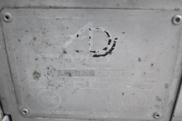 American Dish Service ADS AF-B Stainless Steel Commercial Straight Pass Through Dishwasher. 120 Volts, 1 Phase. - Image 7 of 7
